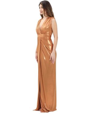 alma sanchez Gowns - Brown