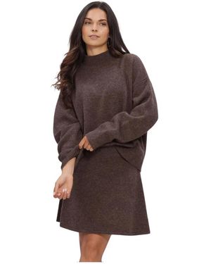 Notre-v Truien & Vesten ,Bruin ,Wol Nv-Iga Turtleneck