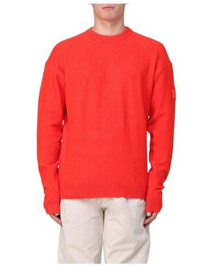 Calvin Klein Logo Badge Jumper - Rot