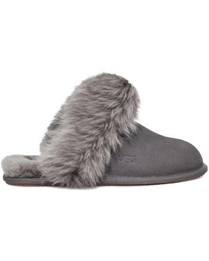 UGG Schoenen ,Grijs ,Wol Scuff Sis Pantoffels Charcoal