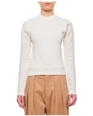 Plan C Long Sleeve Tops - Blanc