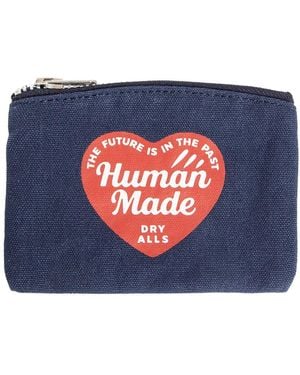 Human Made Canvas Kartenetui Mit Grafikdruck - Blau