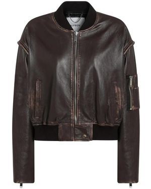 Halfboy Leather Jackets - Negro