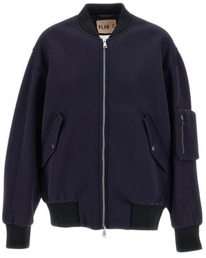 Plan C Bomber Jackets - Azul