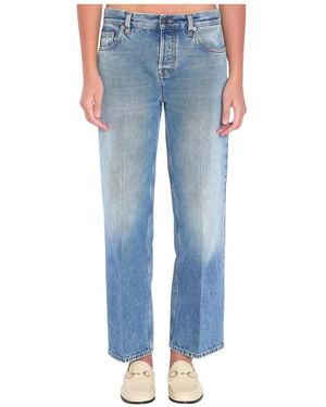Gucci Straight Jeans - Azul