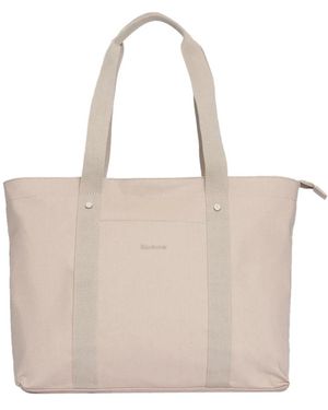 Barbour Olivia Tote Tasche Mit Tartan-Finish - Natur