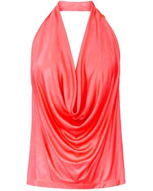 Elisabetta Franchi Sleeveless Tops - Red