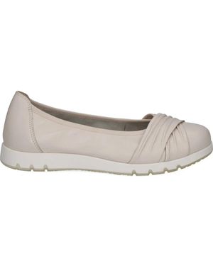 Caprice Ballerina Shoes - Grey