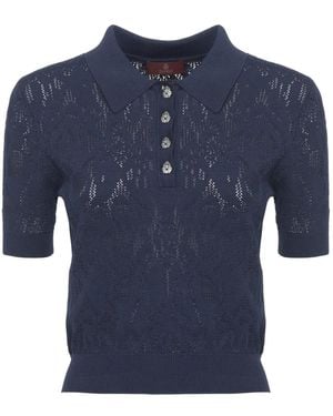 Dondup Tops ,Blauw ,Polo Shirt