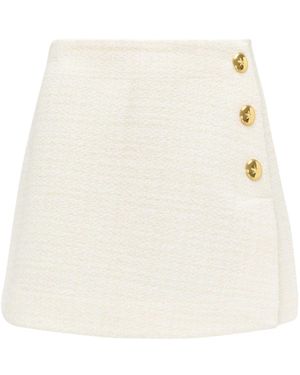 Pinko Stilvolles Flan Kleid - Weiß