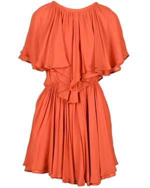 Dondup Short Dresses - Orange