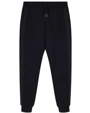 ARMANI EXCHANGE Broeken ,Zwart ,Katoen Regular Fit Broek Van Bonded Stretchkatoen Jersey - Blauw