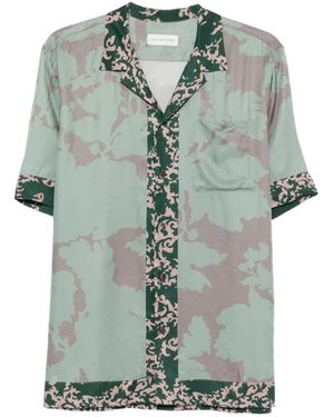 Dries Van Noten Short Sleeve Shirts - Green