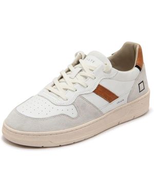 Date Weiße freizeitsneaker