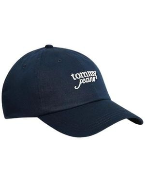 Tommy Hilfiger Tjw Script Logo Cap - Blau