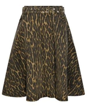 Ganni Midi Skirts - Verde