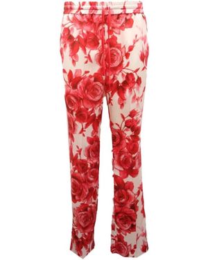 Blumarine Wide Pants - Red
