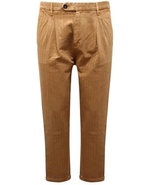 Officina 36 Slim-Fit Trousers - Neutro