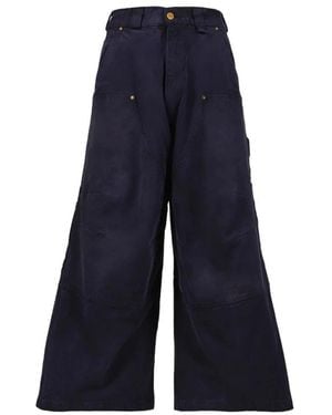 Willy Chavarria Wide Trousers - Blue