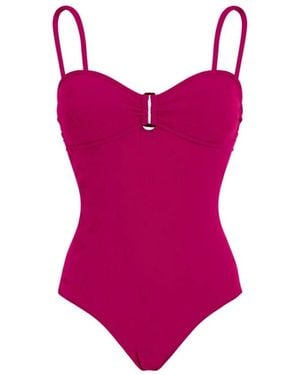 Vilebrequin Badmode ,Paars ,Jacquard Badpak Roses