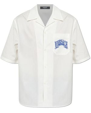 Versace Short Sleeve Shirts - Bianco