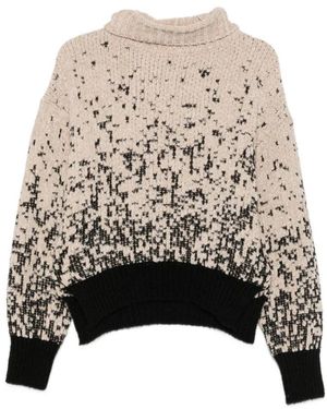 Alysi Pullover Mit Rollkragen - Schwarz