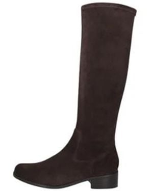 Peter Kaiser Schoenen ,Bruin ,Leer 75518 Hoge Laarzen - Zwart