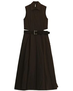 Imperial Midi Dresses - Black