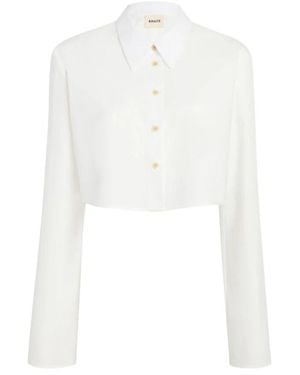 KHAITE Overhemden ,Wit ,Katoen Ny Shirts