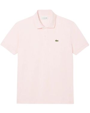 Lacoste Tops ,Roze ,Katoen L.12.12 Classic Fit Polo