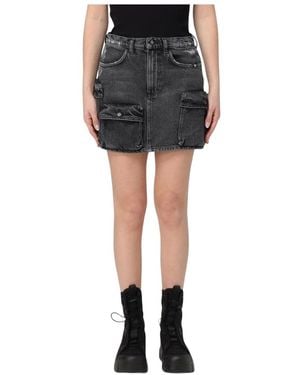 AMISH Denim Shorts - Black