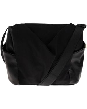 Yohji Yamamoto Drape Sacoche - Schwarz