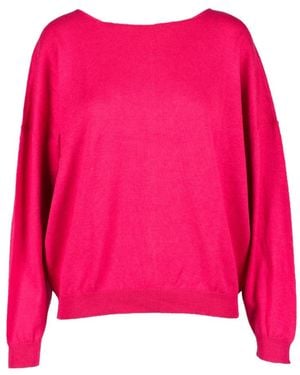 Be You Round-Neck Knitwear - Rosa