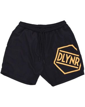 DOLLY NOIRE Logo Badehose Schwarz - Blau