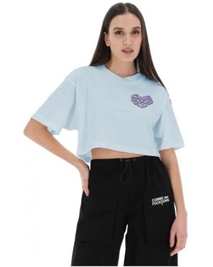 Comme Des Fuckdown T-Shirts - Blue