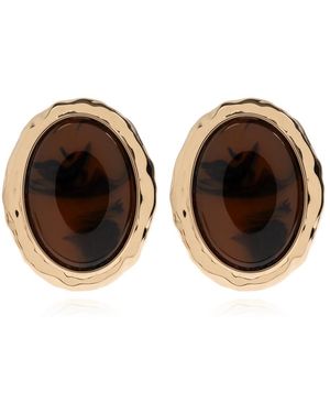Self-Portrait Earrings - Marrone