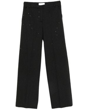 Ermanno Scervino Broeken ,Zwart ,Wijde Broek
