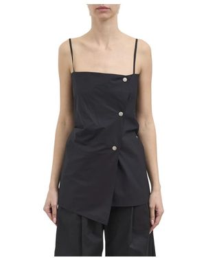 Thelatest Tops ,Zwart ,Katoen Top Dalla