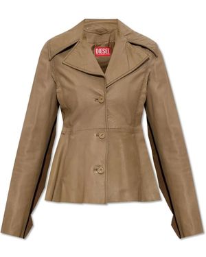 DIESEL Light Jackets - Green