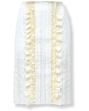 EPINGLER Midi Skirts - Bianco