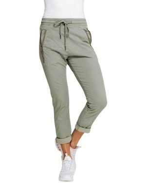 Zhrill Trousers > cropped trousers - Vert