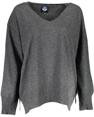 North Sails V-Neck Knitwear - Grey
