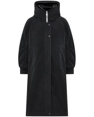 DUNO Naoko Lunata Oversized Coat - Schwarz