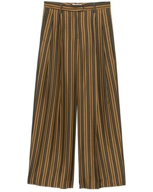 Alberto Biani Wide Trousers - Green