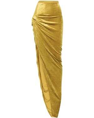 Rick Owens Gonna Lunga Twist Edfu - Giallo
