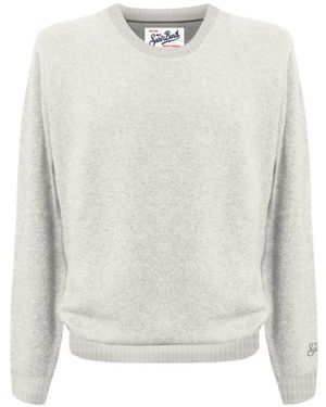 MC2 Saint Barth Round-Neck Knitwear - White