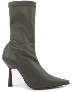 Ángel Alarcón Heeled Boots - Green