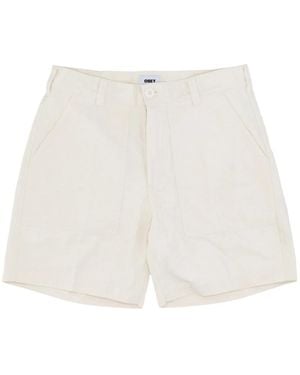 Obey Casual Shorts - White