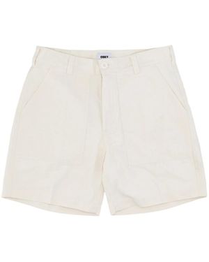 Obey Casual Shorts - White