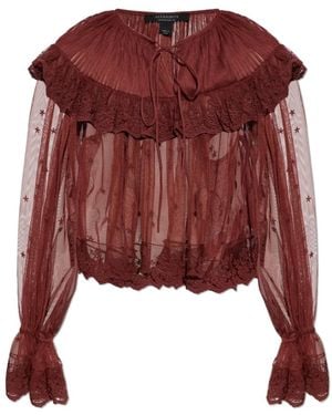 AllSaints Trixie Top - Rot